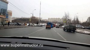 Маршрут ГИБДД Бутово по ул.Ратная- разворот(смертников)) с пересечение со Старобитцевской улицей.