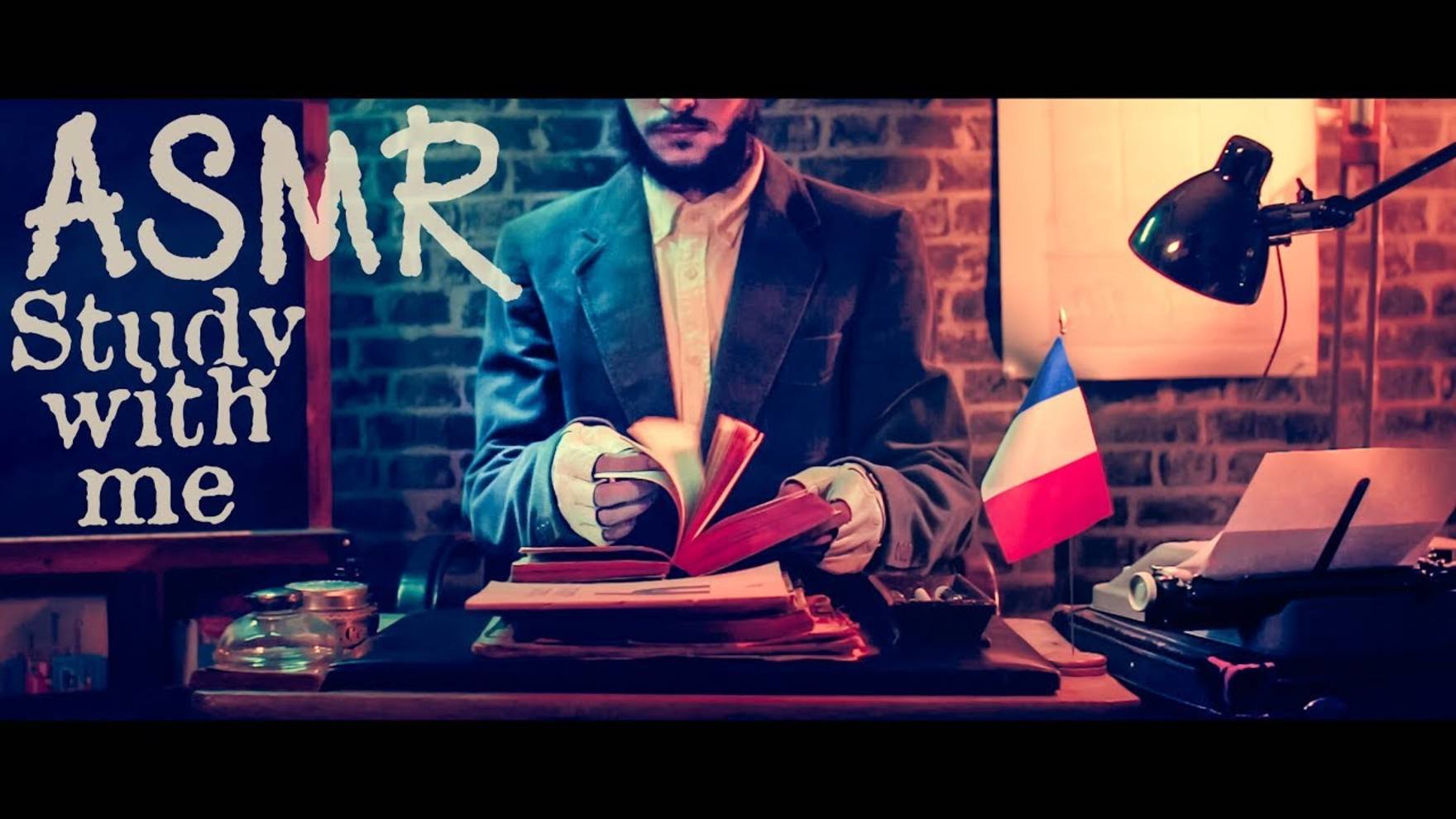 [Made In France ASMR] 🖋️ Study With Me & Focus 📓NO TALKING (Page Turning / Writing)