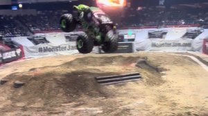 Monster jam Hidalgo, Tx Grave Digger freestyle 2024