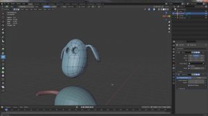 Овечка - полигональное моделирование в Блендере.Sheep - polygonal modeling in a Blender.