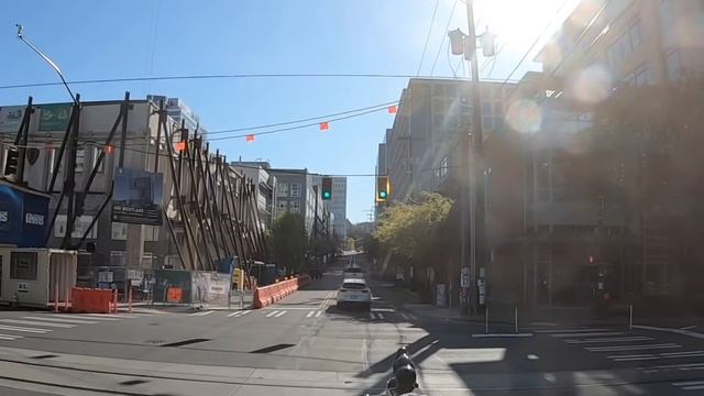 Разгрузка в майкрософте и в центре города Сиэтл