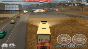 Я доставляю свежую клубнику в Нэшвилл, США.На дороге много полиции.интенсивное движение автомобилей