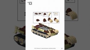 инструкция на королевский тигр из Лего