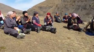 Агулки поют после субботника 03.03.2016