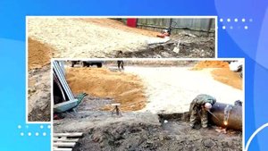 Благоустройство канавы на участке