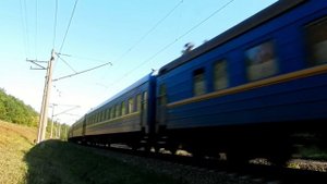 ЧС4-097 с пассажирским поездом "ЗАКАРПАТЬЕ" №99