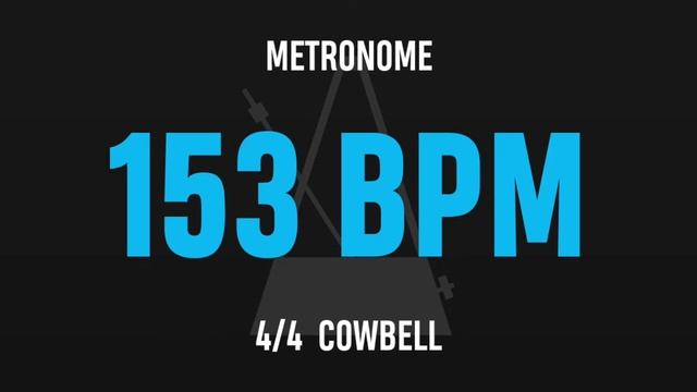 153 BPM 4/4 - Best Metronome (Cowbell) смотреть онлайн