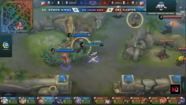 Obs Gaming vs DD Demon Kings | Game1 | MPL-PH Week4 Day2 - Mobile Legends - MLBB