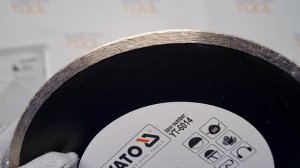 Отрезной алмазный диск YATO для мокрой резки 180 мм YT-6014