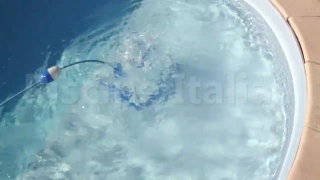 Robot pulitore piscina Eurovac - Salita e discesa dalle scale смотреть онлайн