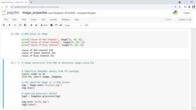 3 -Image Properties