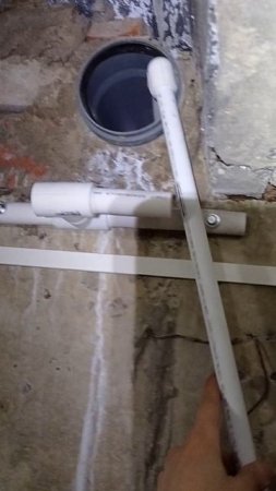 Съемная труба выход летнего водопровода