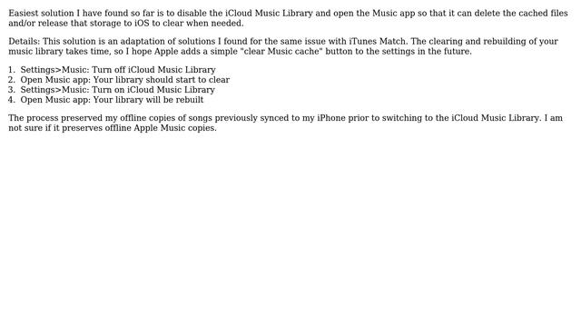 Apple: How to clear new Music app's cache of streaming music on iOS? (4 Solutions!!) смотреть онлайн