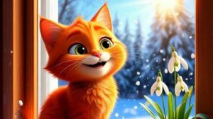 А у кошки в окошке зима..