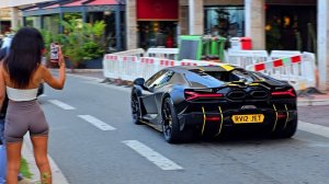 ЛУЧШЕЕ ИЗ АВТОМОБИЛЕЙ LAMBORGHINI В МОНАКО 2024