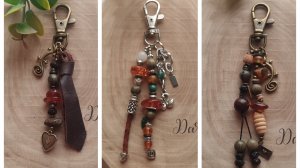 Мужские брелки с янтарëм DarYa