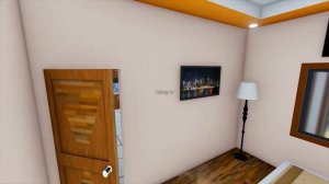 Modern House design idea Gray Color Combination