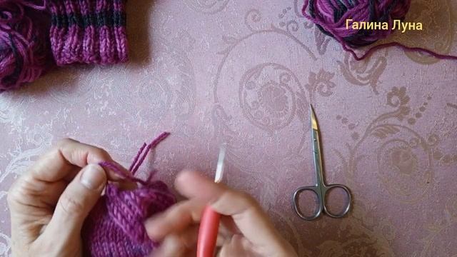 Вязание.Простой способ закрытия мыска