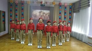 Наш отряд юных патриотов "Стальные ласточки"принял участие в телемосте дошкольных учреждений города