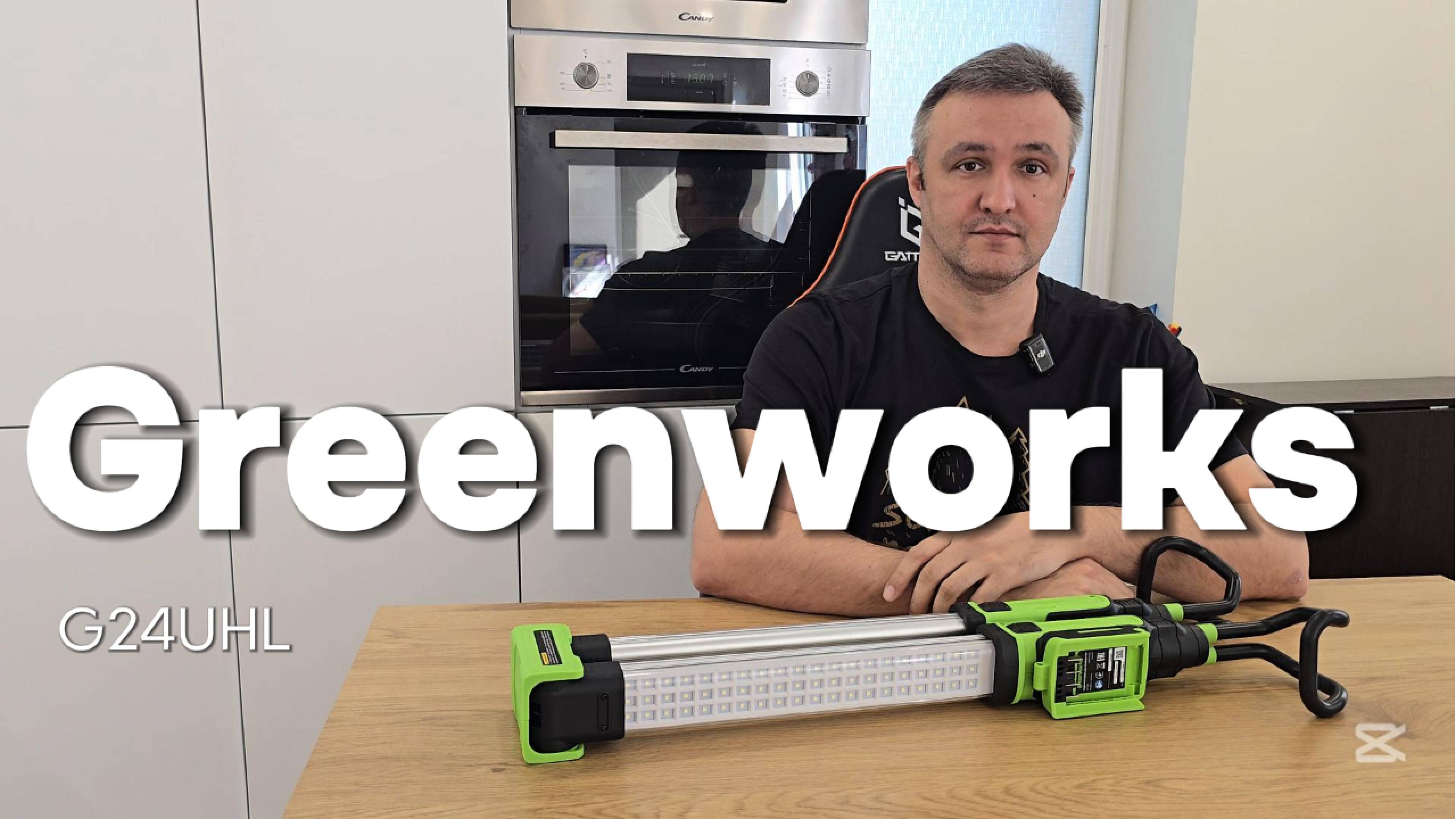 Greenworks G24UHL: Что скрывает этот подкапотный прожектор? Тест с люксметром смотреть онлайн