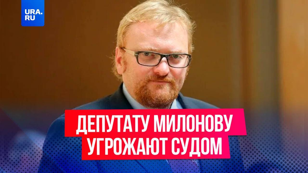 Милонову угрожают судом из-за заявления известной блогерши