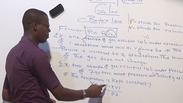 How to calculate Boyle's Law Af-somali Chemistry Grade 10 смотреть онлайн
