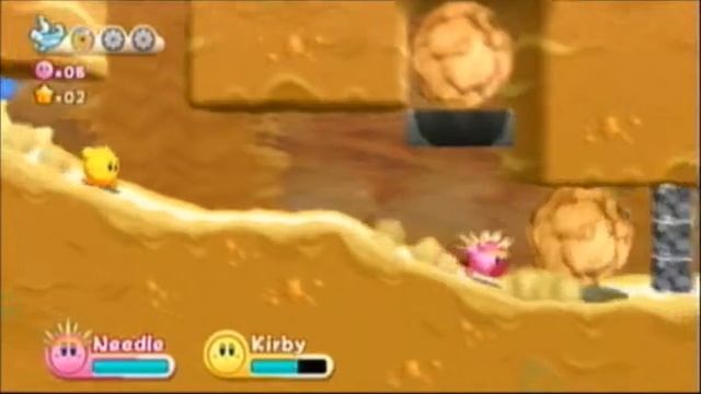 Kirby's Return to Dreamland Co-op Episode 4 -- Crack that Whip смотреть онлайн