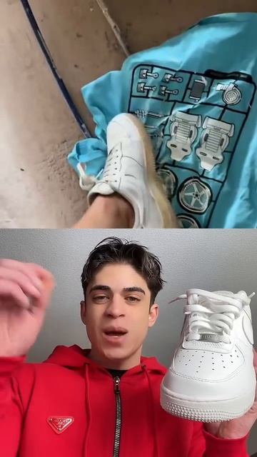 Truco para tener tus Air Force 1 siempre Blancas 👌🏻 смотреть онлайн