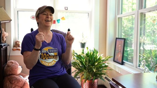 American Legion Auxiliary member covers 100 Miles for Hope on motocross смотреть онлайн