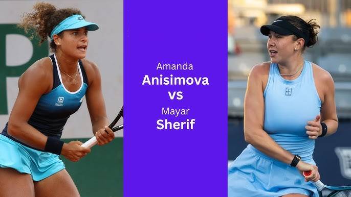 22.03.25. Аманда Анисимова - Маяр Шериф. WTA 1000 Miami. Anisimova Amanda - Sherif Mayar