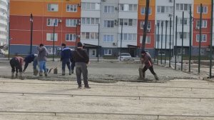 Заливка бетонной площадки бетононасосом - производитель бетона завод АРИС