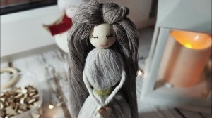 DIY.Кукла из ниток своими руками/макраме