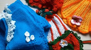 Детское вязание . (Из архива.)