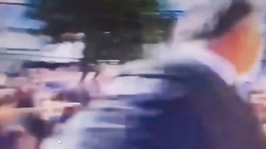 Танец первого президента Кабардино-Балкарии В.Кокова с супругой Виолеттой на свадьбе / 1999г.