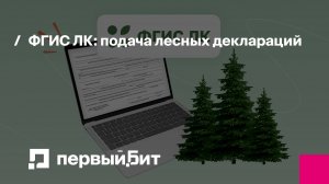 ФГИС ЛК: подача лесных деклараций | Первый Бит