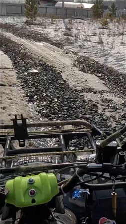Покатушки на квадроцикле по весне.