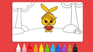 Раскрашиваем картинку #5 (Акварелька) | Детские обучающие видеофильмы | Плим Плим