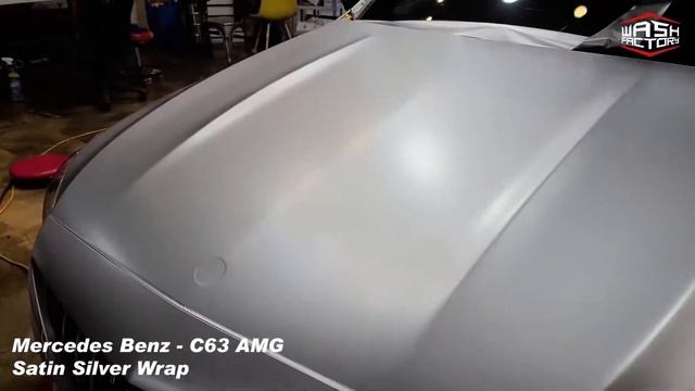 벤츠 C63 AMG 사틴실버로 완전한 탈바꿈 완성! [랩핑] смотреть онлайн