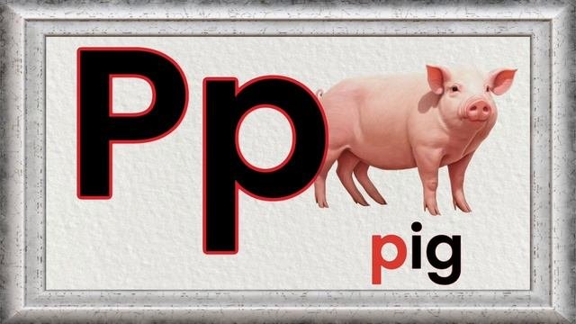 Pp Letter (ABC) - The Alphabet  // Phonics