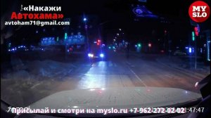 В Туле автомобилист ловко прошмыгнул «против шерсти»