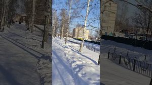 Февральская красота/Прогулка в центр/главная аллея/дом продается