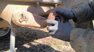 замена ступичного подшипника на прицепе тонар 86104