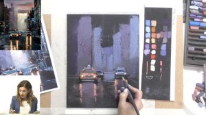 Как нарисовать город пастелью — Пошаговый мастер-класс Ирины Климовой