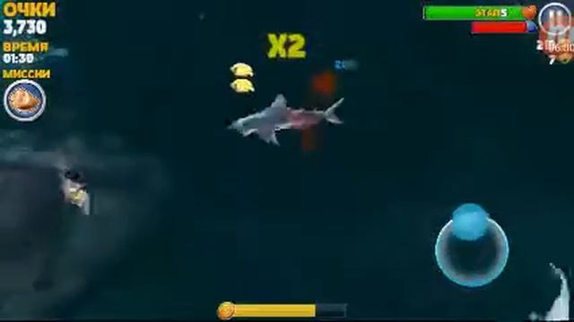 Играю в Hungry Shark Evolution Меня убила какайто не известная акула смотреть онлайн