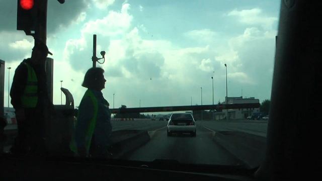 Выезд на платный участок Польского автобана ! смотреть онлайн