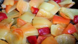 Болгарский перец с чесноком и брынзой