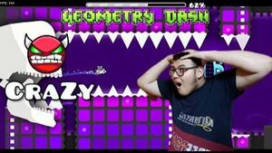 прошёл первый хард демон на запись I CraZy GEOMETRY DASH I
