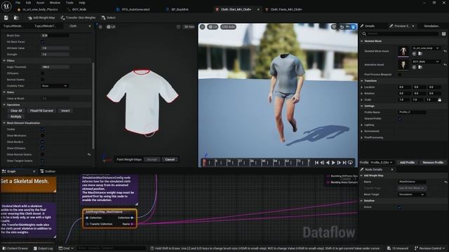 Create Amazing Cloth Simulations with Chaos Cloth in UE5.4 and Marvelous Designer __ UE5 Tutorial