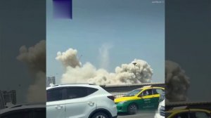 Банкок-момент обрушения небоскрёба во время землетрясения