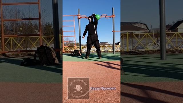 тренировка на всё тело с гирей